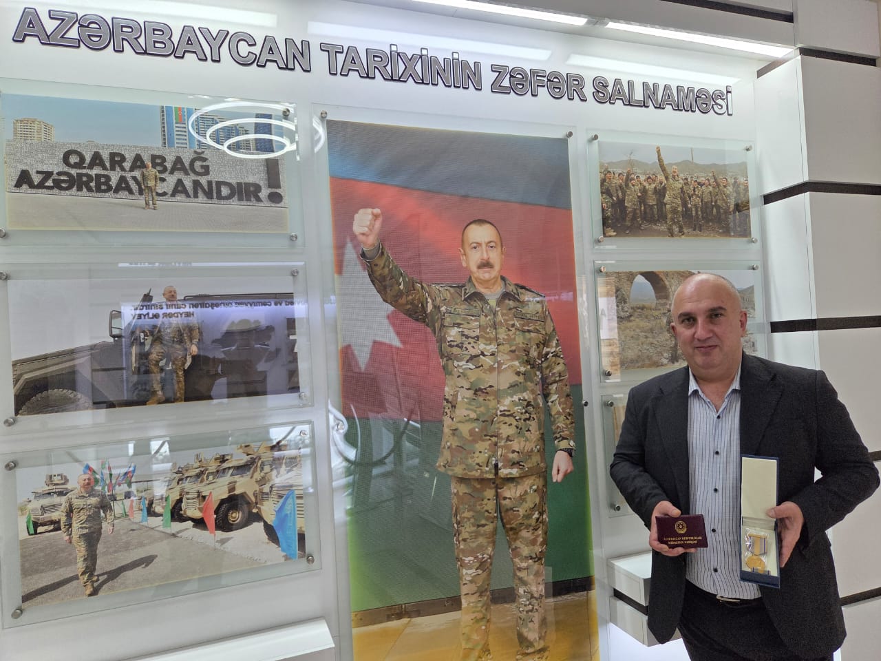 AQP rəsmisi Prezidentin təsis etdiyi yubiley medalına layiq görülüb