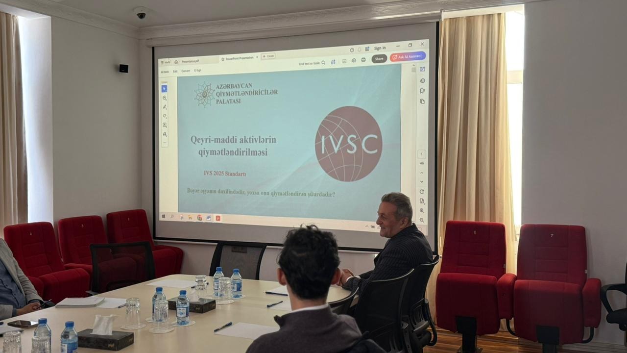 AQP-də qeyri-maddi aktivlərin qiymətləndirilməsi üzrə ixtisaslaşdırılmış təlim-seminar