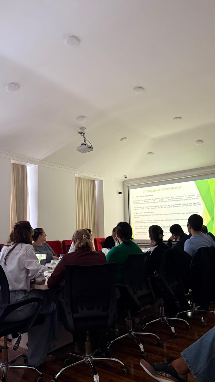 Azərbaycan Qiymətləndiricilər Palatasında növbəti təlim-seminar keçirilib